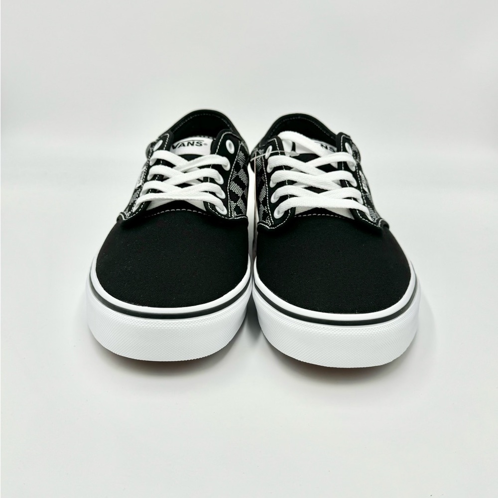 NEW Vans Atwood Checker Dot Black White Canvas Skate Shoe Men’s size 11 - Picture 4 of 13